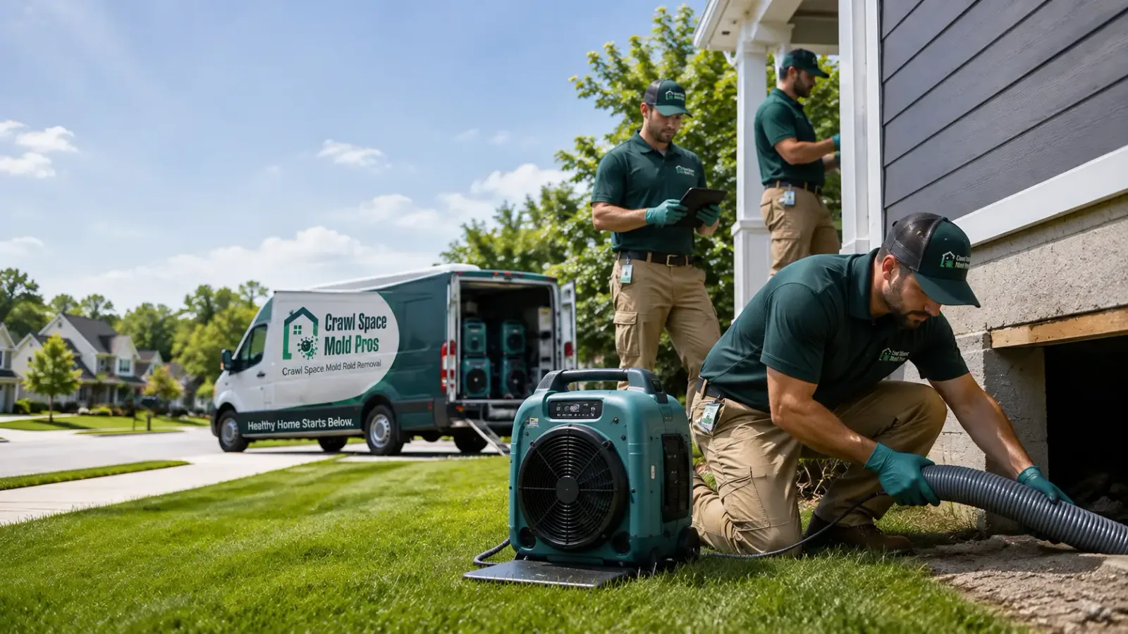 Crawl Space Mold Removal in Fulton, IL